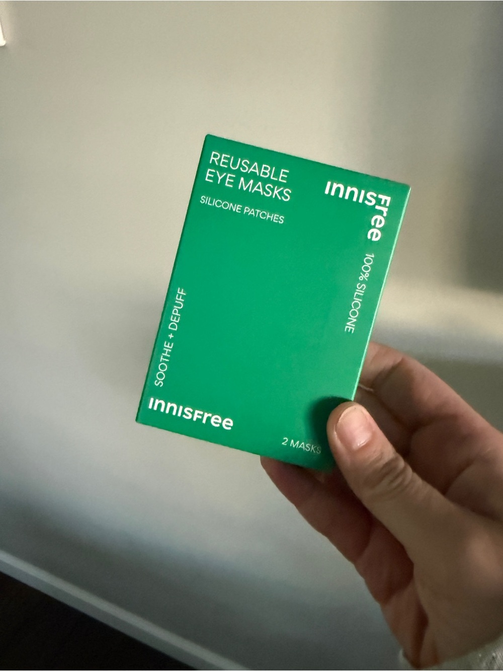 Innisfree Reusable Eye Masks Silicone New